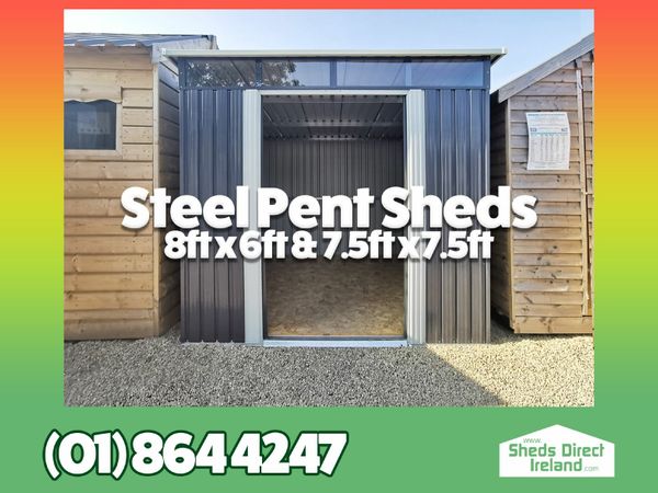 Steel Pent Sheds