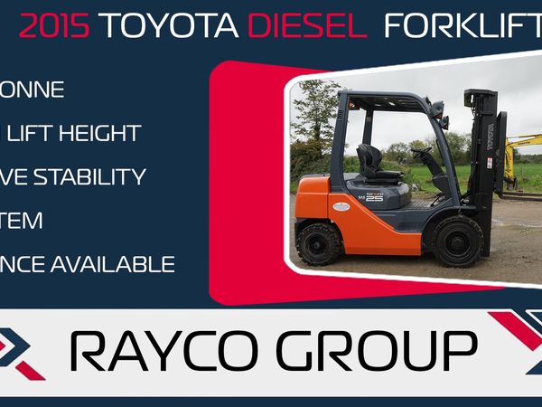 Toyota Tonero 25 2.5 Tonne Diesel Forklift