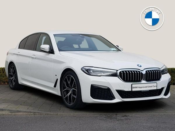 BMW 5-Series Saloon, Diesel, 2022, White