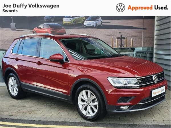 Volkswagen Tiguan SUV, Diesel, 2018, Red
