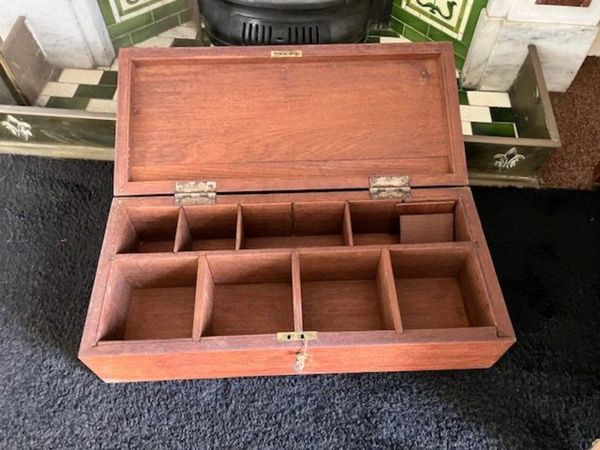 Very well made solid wood collections/storage box