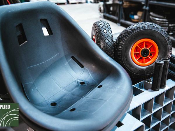 Plastic Go Karts Seat - Rubber Handle Grips  Wheel