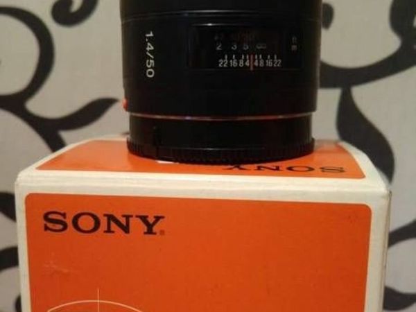 Sony 50mm F1.4.