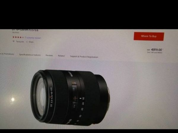 Sony 16-105mm lens