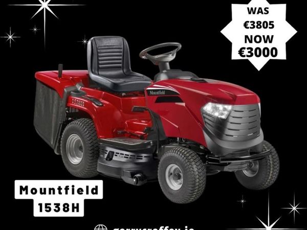 1538H Mountfield Tractor Mowers - Black Friday Deal