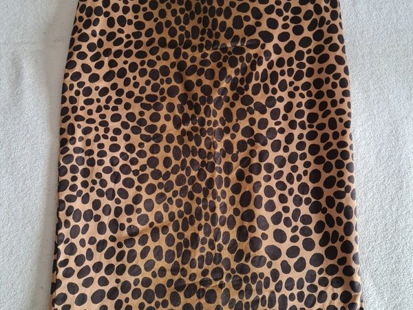 Moschino leopard cotton Skirt