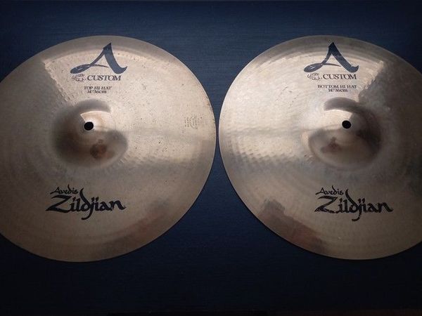 Zildjian Cymbals 14" A Custom Hi Hats