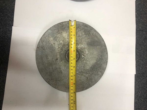 Large Zinc Disc Anode 7kg 230mm Diameter