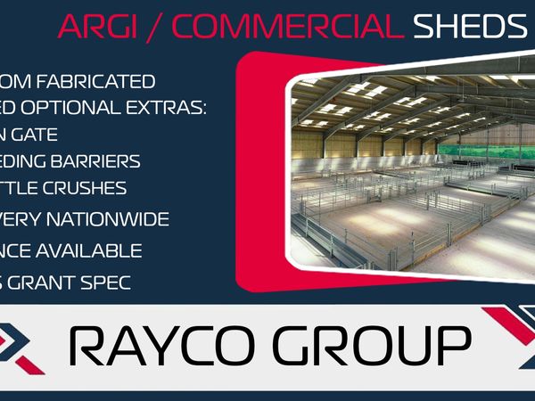 RAYCO - Agri and Commercial Steel Sheds
