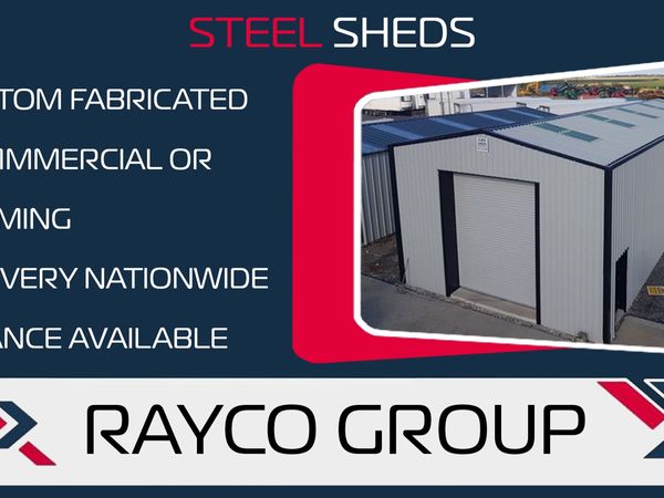 RAYCO - Industrial Steel Sheds - Made to order
