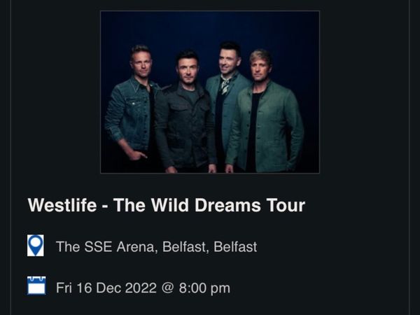 Westlife tickets - SSE Arena