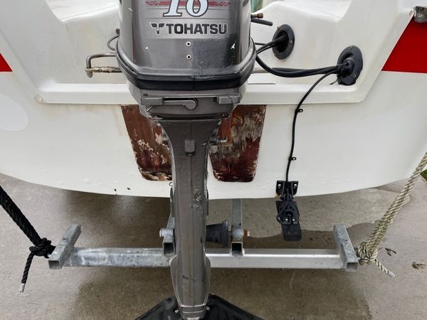 Tohatsu outboard 18hp long shaft 2 stroke