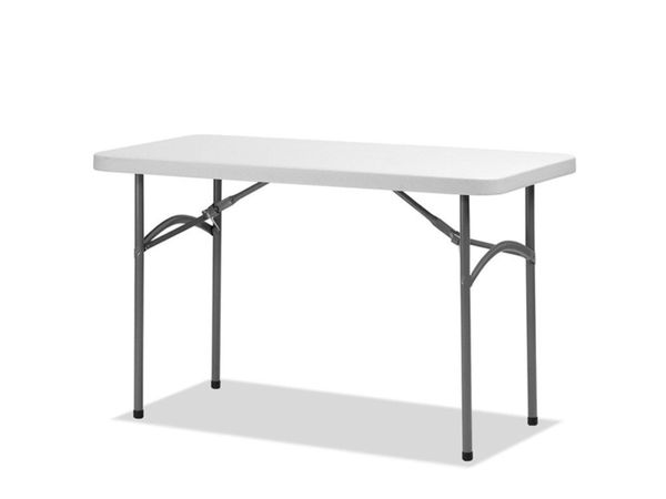 New 4ft x 2ft6 Folding Straight Camping Tables