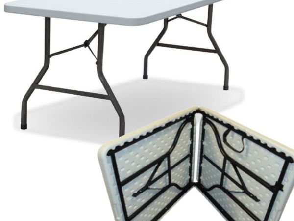 New 5ft x 2ft6 Folding Half Camping Tables