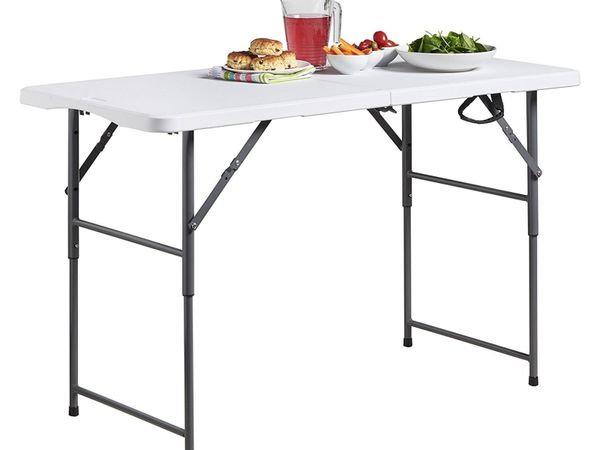 New 4ft x 2ft Folding Half Camping Tables