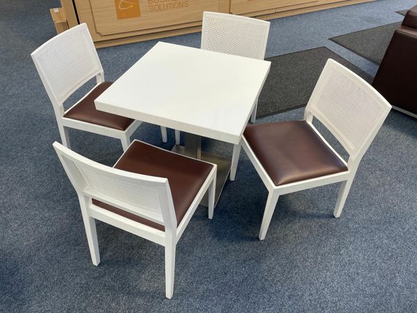 Canteen Table & 4 Andreu World Chairs Set x 20