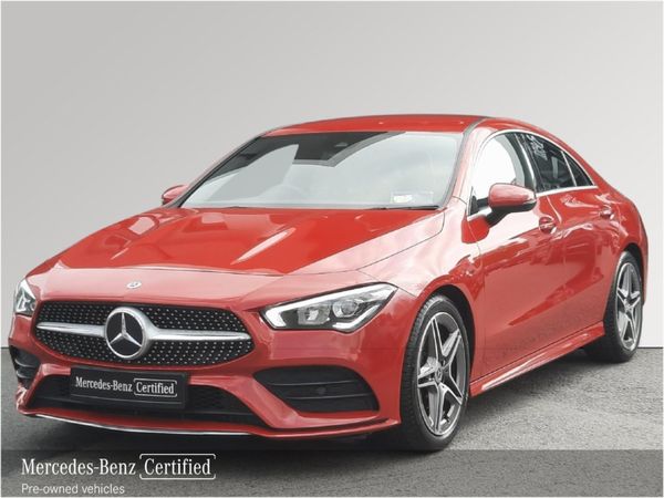 Mercedes-Benz CLA-Class Coupe, Petrol, 2020, Red