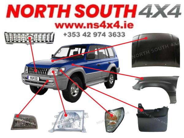 All Spares for Land Cruiser Body Panels, Lamps