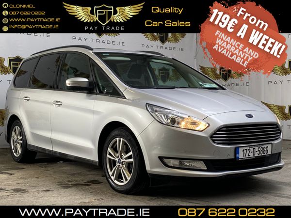 17 FORD GALAXY ZETEC 7 SEATER 12 WARRANTY INCLUDED
