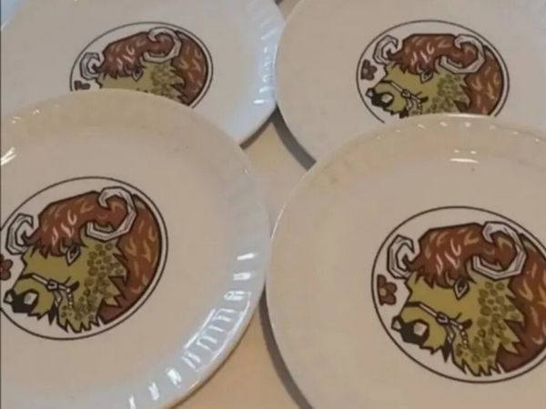 Rare ironstone plates
