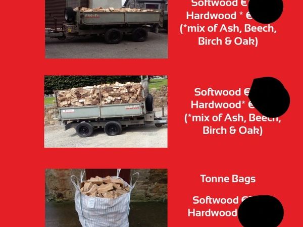 Firewood for sale hardwood and softwood