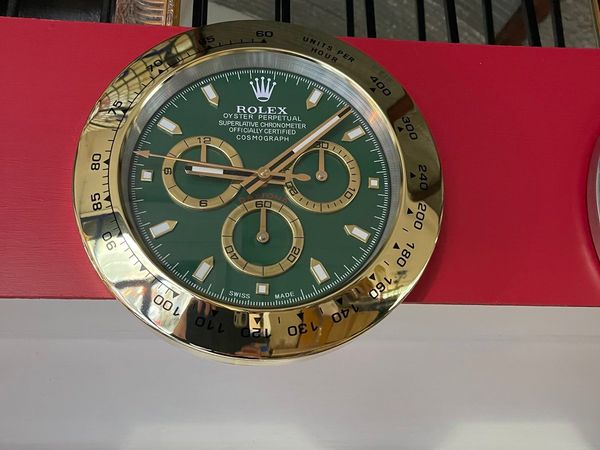 Rolex shop display clock