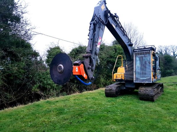 Digger with saw head for hire