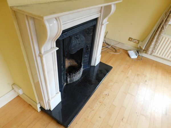 Two Marble Fireplaces