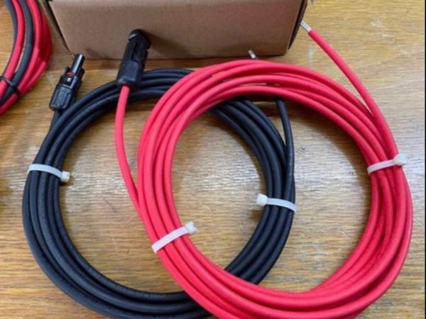 4mm2 solar cable 5m with MC4 connectors NEW