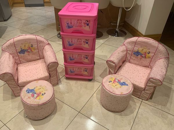 Princess Chairs, Foot Stools and Drawers
