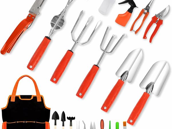 22 Pieces Gardening Tools Set with Carry Bag
