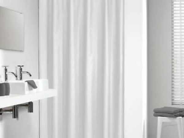 Sealskin Shower Curtain Granada 180cm Waterproof Bathroom Liner Multi Colours