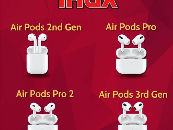 Apple Air Pods(2nd Gen, Pro, Pro 2, 3rd Gen)