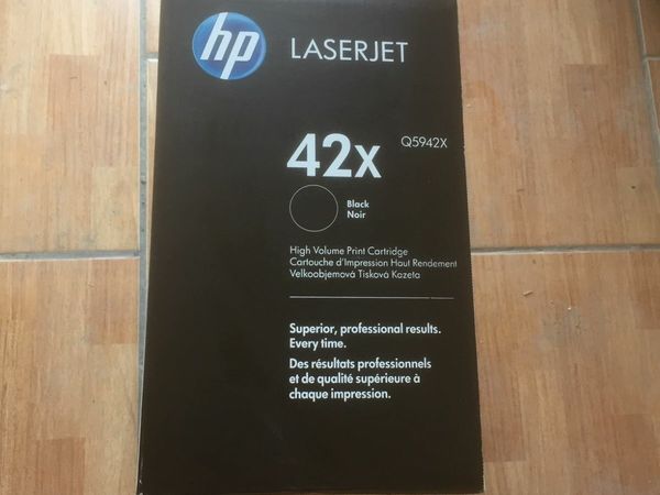 HP 42X Black High Yield LaserJet Toner Cartridge Q5942X