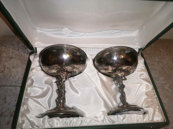 Bacchus Silverplate Toasting Goblet