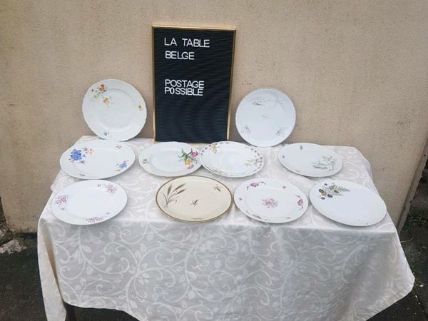 10 china dinner plates