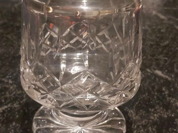 Waterford Lismore footed vase,jar
