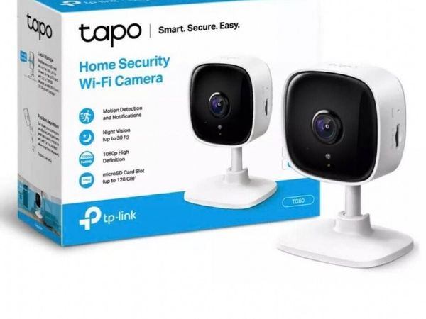 TP-Link Mini Smart Security Camera Indoor CCTV Alexa&Google Night Vision TC60
