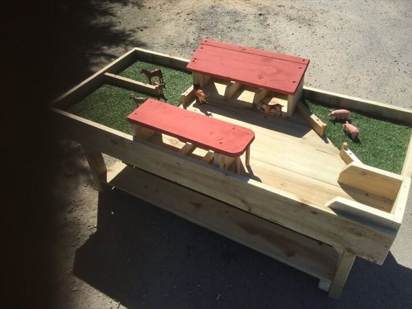Outdoor farm table