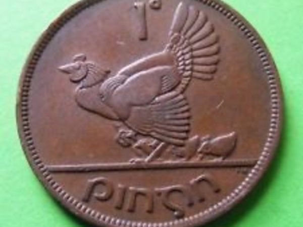 Lucky Irish One Penny Coin