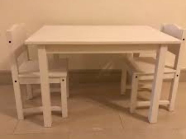 IKEA kids table and chairs x2