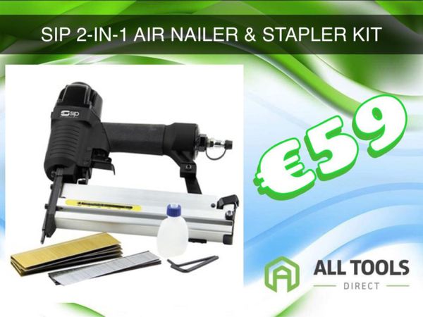 Heavy duty air nailer / stapler delivery available