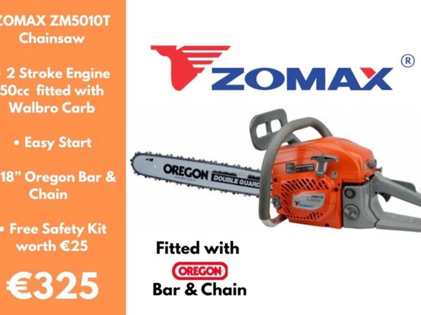 Zomax Chainsaw 50cc 18” bar