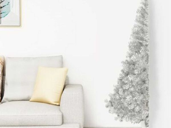 vidaXL Artificial Half Christmas Tree with Stand S