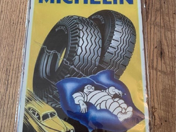 Michelin tyres 12x8 inch tin sign