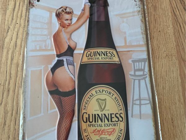 Guinness 12x8 inch tin sign