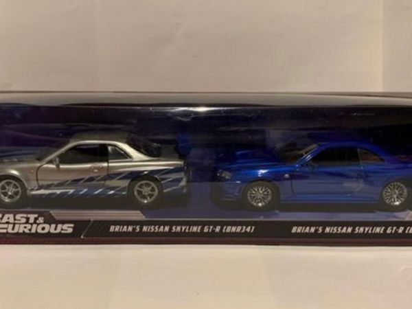Fast&Furious Brian’s Nissans 2 packs 1:32 diecast
