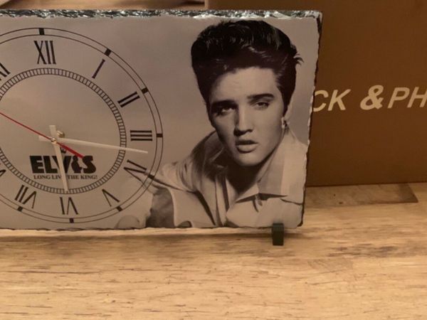 Elvis Presley slate clocks