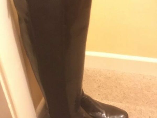 Brand New Black Tall Boots, Size 7