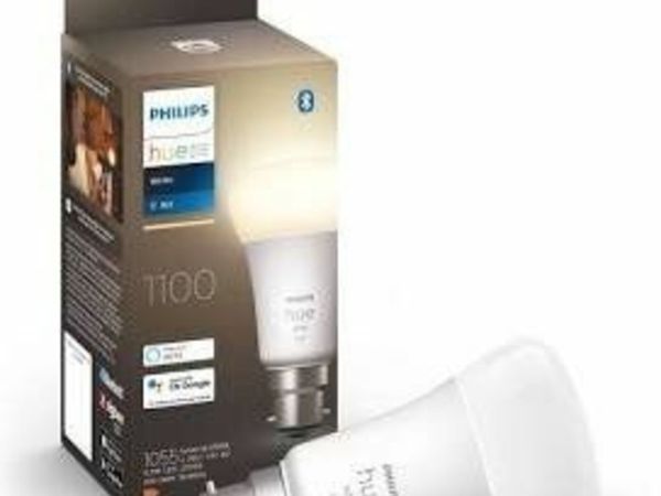 Brand new in box Philips Hue White Single Smart Bulb LED [B22 Bayonet Cap] - 1100 Lumens = 75 watt